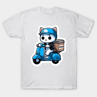 kitty on a scooter T-Shirt